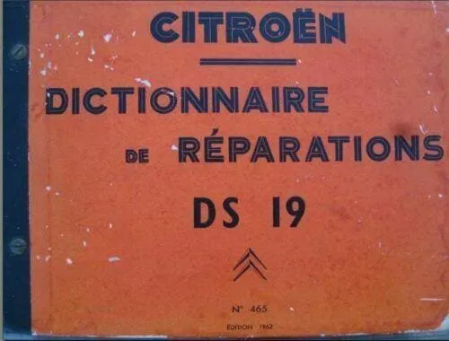 Manuels d'atelier Citroën DS ID 1956 1966 en compilation intégrale