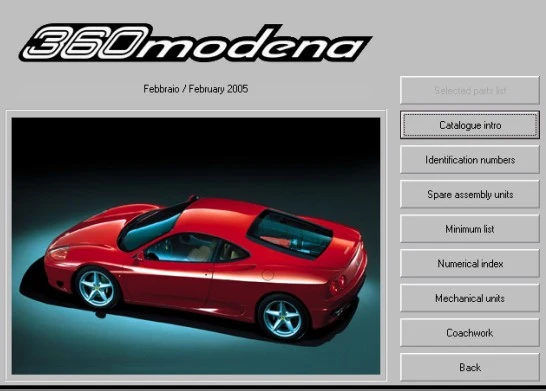Manuel d'atelier Ferrari Modena