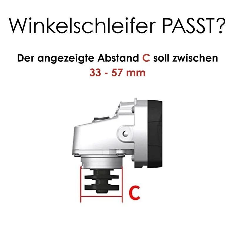 Neuwertig #1P FANZTOOL Pro Absaugaufsatz Absaughaube für Winkelschleifer inkl. 125 mm Diamantschleiftopf PROFI QUALITÄT – Bürsten Auswechselbar – 99% Universal passend – Verstärkter Adapterring – M14 Adapter