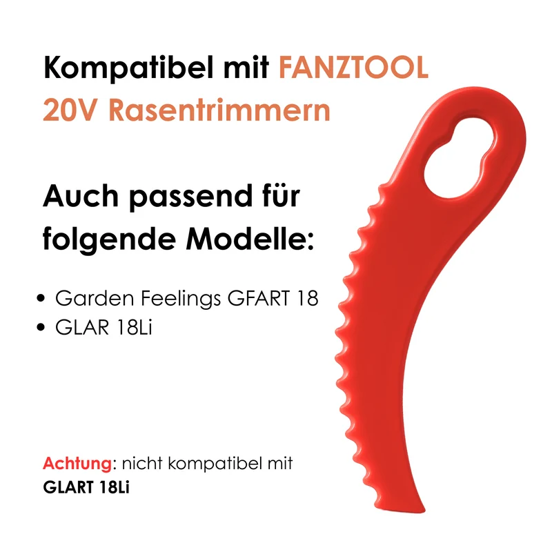 FANZTOOL Rasentrimmer-Zubehör Rasentrimmermesser für Rasentrimmer 20Stk.
