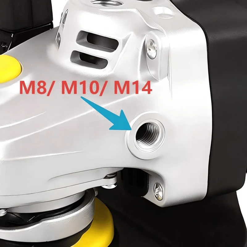 FANZTOOL Handgriff für Winkelschleifer Betonschleifer, L-förmiger Griff Handgriff für Schleifmaschine mit M14 M10 M8 Befestigung – 99% Universelle Passend