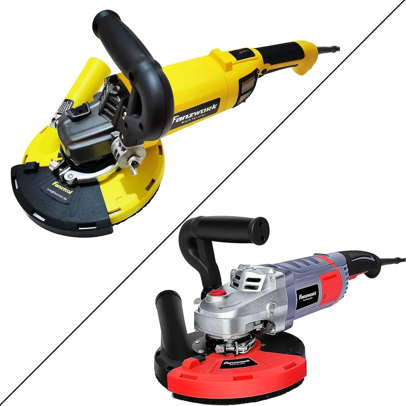FANZTOOL Handgriff für Winkelschleifer Betonschleifer, L-förmiger Griff Handgriff für Schleifmaschine mit M14 M10 M8 Befestigung – 99% Universelle Passend