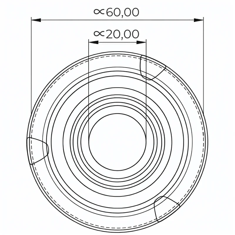 Silencieux Doppler 60MM Universel Plusieurs Couleurs