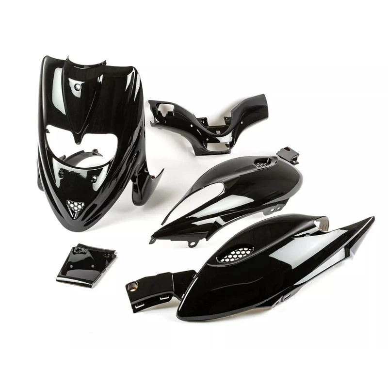 Set de carénage Gilera Stalker Noir Brillant 5 pièces