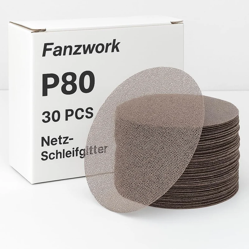 Schleifgitter Set P80