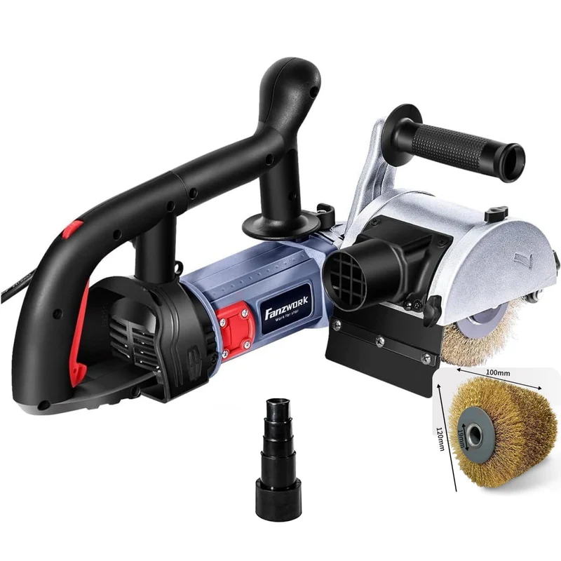 Gebraucht - 25 FANZWORK V2 1500 Watt Satiniermaschine Schleifmaschine zur Renovierung FZ-7301B