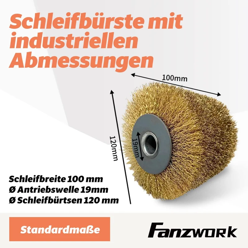 Gebraucht - 25 FANZWORK V2 1500 Watt Satiniermaschine Schleifmaschine zur Renovierung FZ-7301B