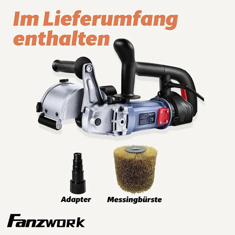 Neuwertig - 25 FANZWORK V2 1500 Watt Satiniermaschine Schleifmaschine zur Renovierung FZ-7301B