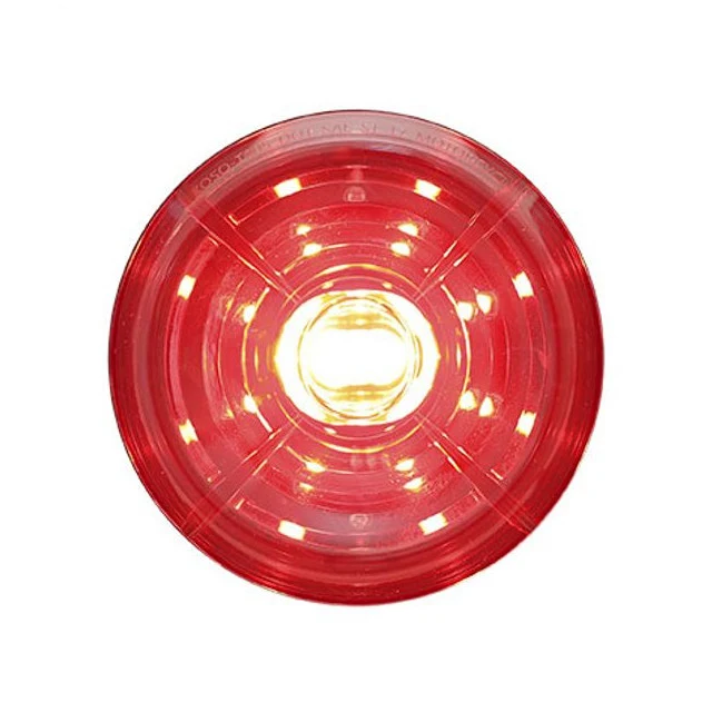 Piloto trasero con lente solar LED Koso - rojo