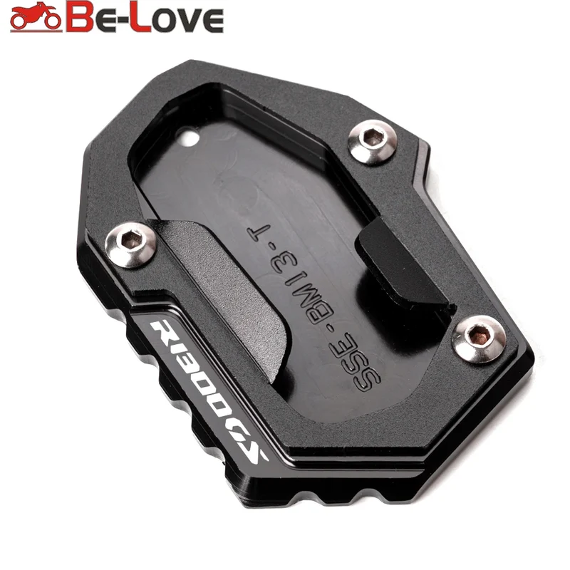 For BMW R1300GS R 1300 GS R 1300GS 2024 + Accessories Motorcycle Kickstand Foot Side Stand Extension Pad Support Plate Keychain