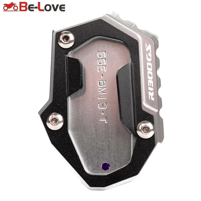 For BMW R1300GS R 1300 GS R 1300GS 2024 + Accessories Motorcycle Kickstand Foot Side Stand Extension Pad Support Plate Keychain