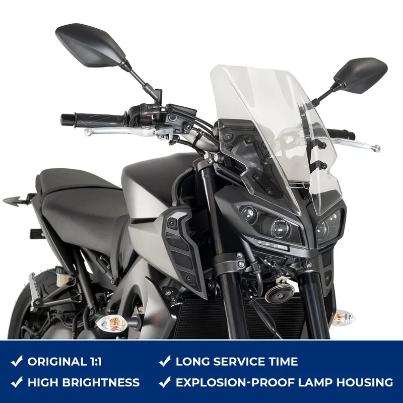 Motorcycle LED Headlight MT09 MT-09 MT 09 FZ09 FZ-09 LED Lamp DRL Plug And Play For YAMAHA MT09 FZ09 2017 2018 2019 2020 2021