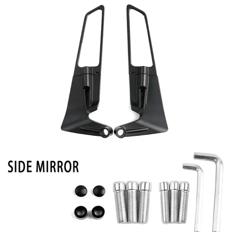 For YAMAHA MT 07 MT07 MT 09 MT09 SP MT 10 MT10 SP Motorcycle Mirrors Stealth Winglets Mirror Kits To Rotate Adjustable Mirrors