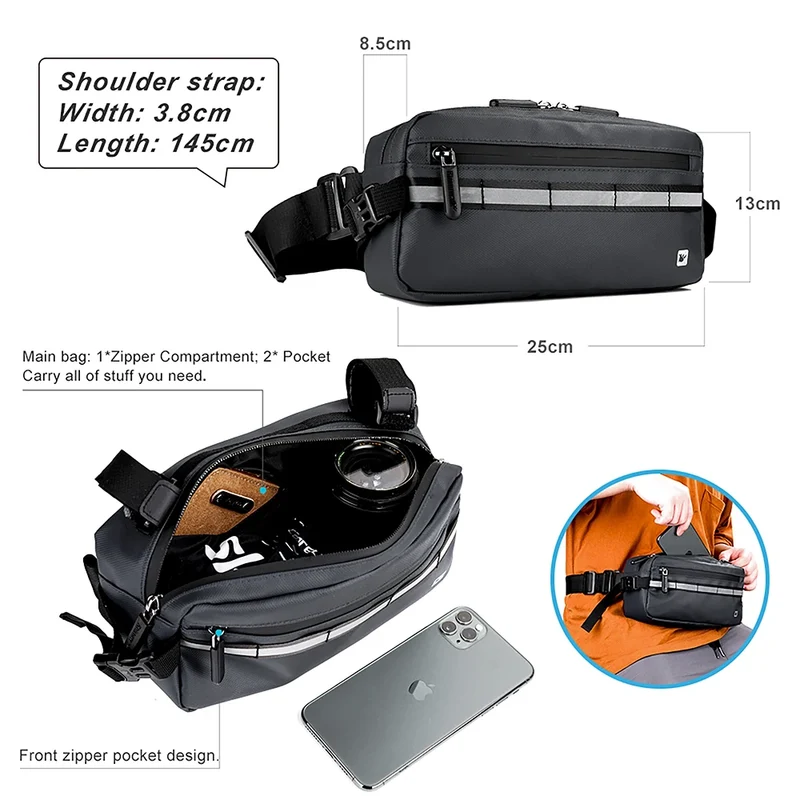 Rhinowalk Motorcycle Bag Waist Bag Motor Side Bag Outside Motorbike Saddle Tool Bag Luggage Bumper Motor Pack Accessories