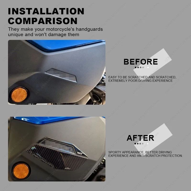 Motorcycle Trunk Protection Sticker For GSX-S 1000 GT gsx-s1000 gt 2022 3D Guards Side Sticker