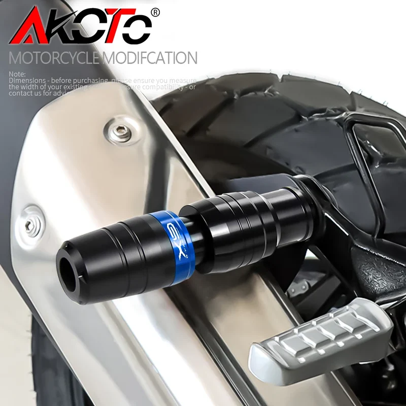 NEW Falling Protection For SUZUKI GSX-S GSXS 1000GX 1000 GX GSXS1000GX 2024+ Exhaust Sliders Crash Pad Protector Accessoires