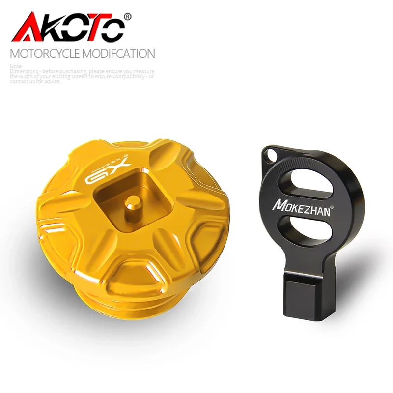 Motorcycles CNC Anti theft Oil Filler Cap Engine Oil Plug Cover For Suzuki GSX-S1000GX GSXS 1000 GX 1000GX GSXS1000GX 2024+