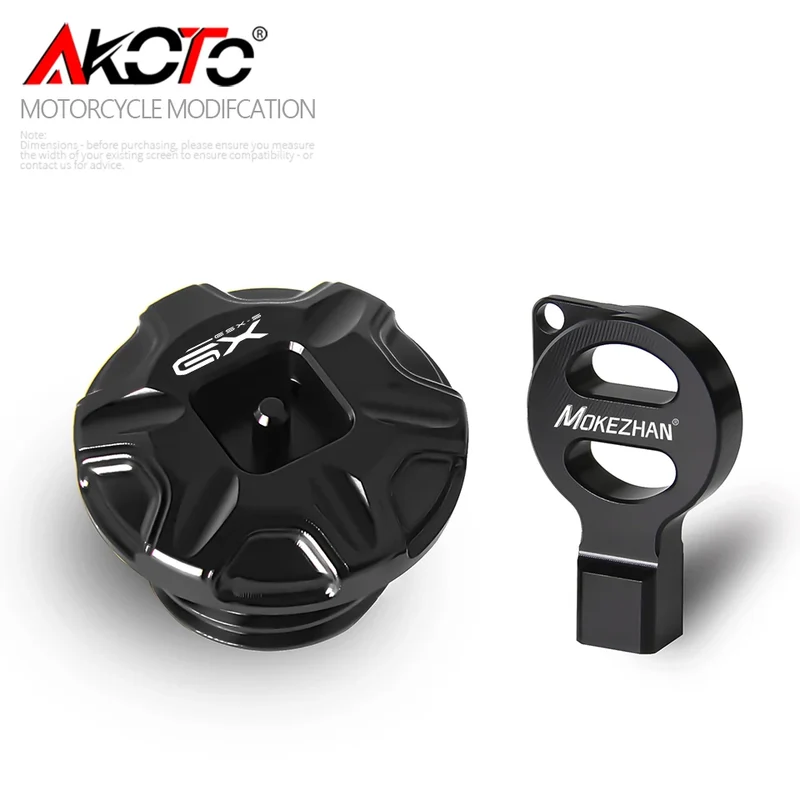 Motorcycles CNC Anti theft Oil Filler Cap Engine Oil Plug Cover For Suzuki GSX-S1000GX GSXS 1000 GX 1000GX GSXS1000GX 2024+