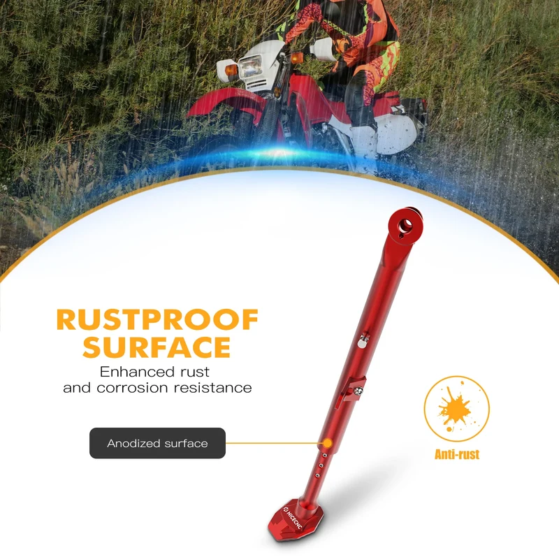 Motorcycle Adjustable Kickstand Aluminum Lowering Links For Honda XR650L 1993-2024 XR 650L 650 L Kick Side Stand 2023 2022 2021