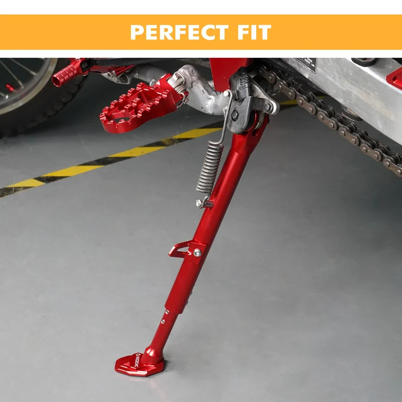 Motorcycle Adjustable Kickstand Aluminum Lowering Links For Honda XR650L 1993-2024 XR 650L 650 L Kick Side Stand 2023 2022 2021