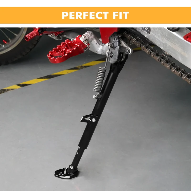Motorcycle Adjustable Kickstand Aluminum Lowering Links For Honda XR650L 1993-2024 XR 650L 650 L Kick Side Stand 2023 2022 2021