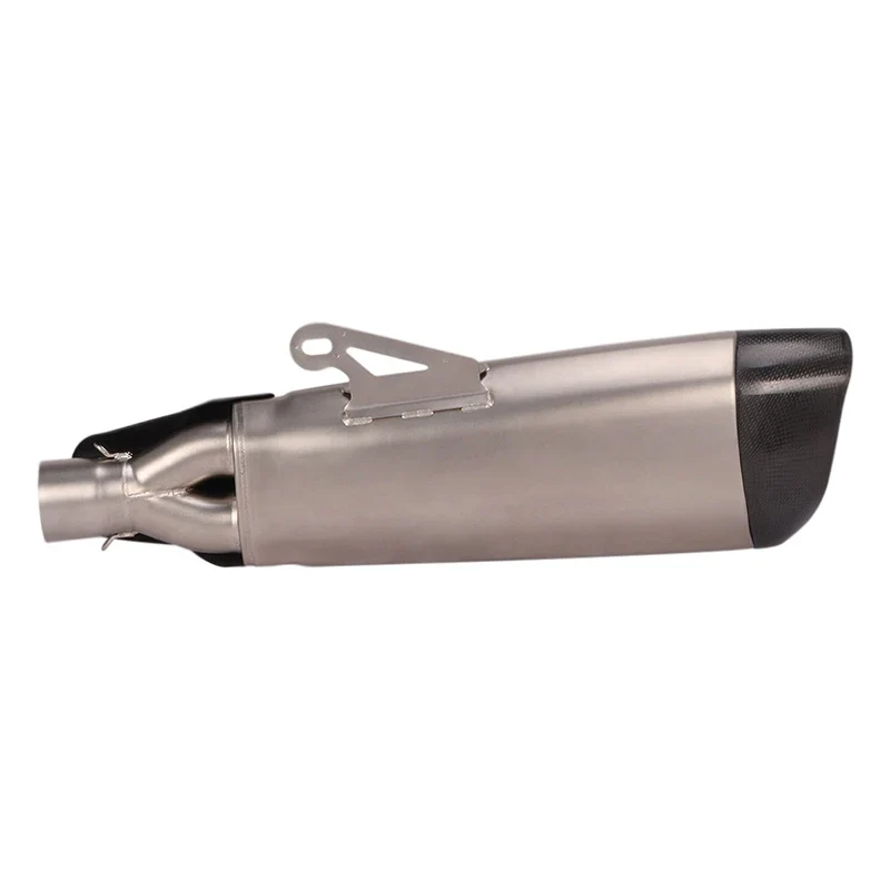 550mm for BMW R1250R/RS/RT/GS R1250GS ADV 2019 2020 Exhaust Pipe Motorcycle Mid Link Tube 51mm Dual-outlet Muffler Escape Pipe
