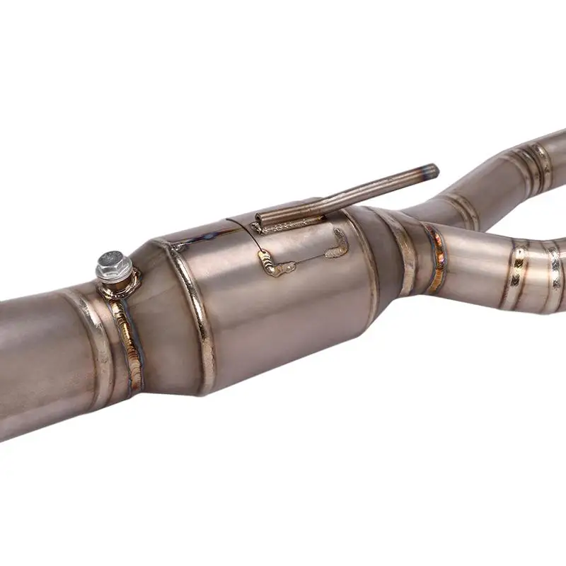 51MM Header Mid Pipe For BMW R1250R/RS/RT/GS R1250GS ADV 2019-2022 Titanium Alloy Motorcycle Exhaust System Pipe Slip On
