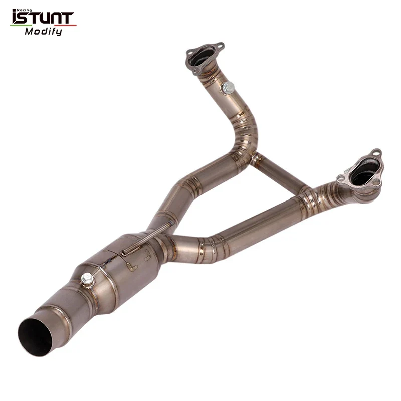 Titanium Alloy Front Link Pipe Full System Motorcycle Exhaust Escape Slip On For BMW R1250 R 1250 R RS RT GS Adventure 2019 2020