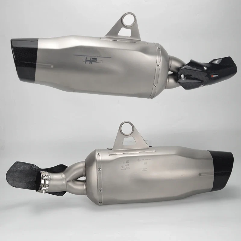 Slip-on for BMW R1200GS R1250GS ADV Advanture Motorcycle Exhaust Muffler Titanium Allloy Carbon Fiber Handmade Escape E-Mark