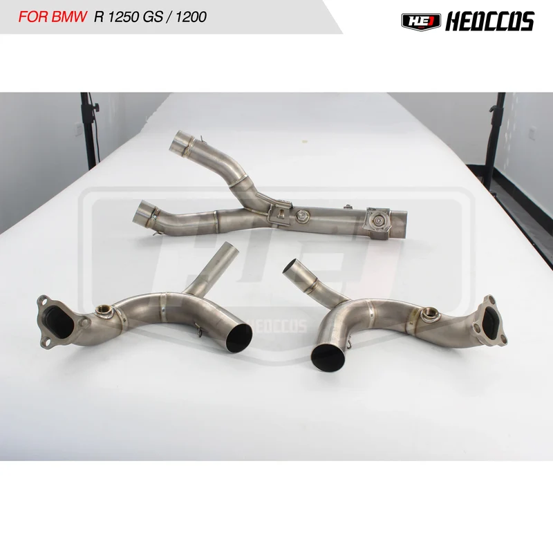 HEO Titanium Alloy Front Link Pipe Exhaust For BMW R1250 R 1250 R RS RT GS Adventure 2019 2020