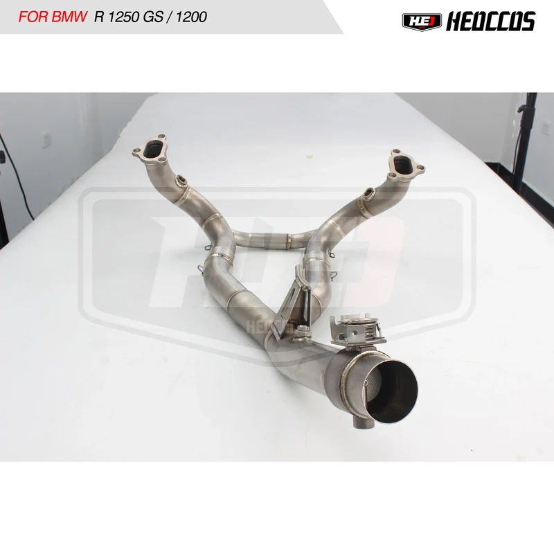 HEO Titanium Alloy Front Link Pipe Exhaust For BMW R1250 R 1250 R RS RT GS Adventure 2019 2020
