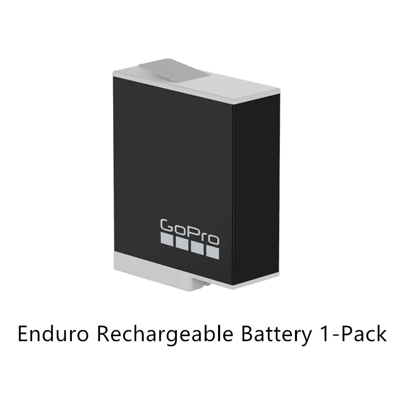 Enduro Rechargeable Battery 1720mAh for Gopro HERO12 HERO11 HERO10 Black Optional TELESIN Charger Box for Gopro