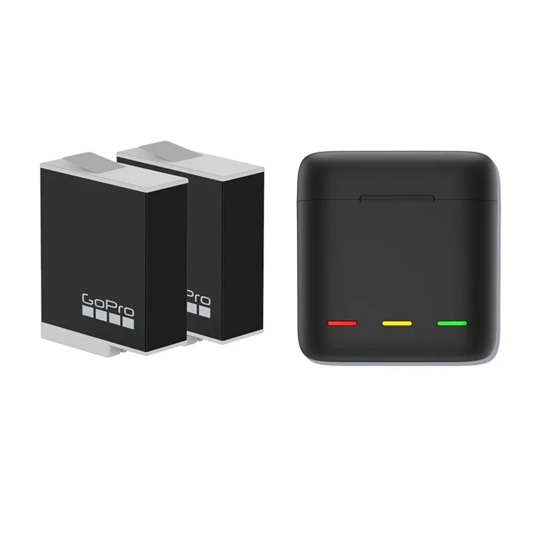 Enduro Rechargeable Battery 1720mAh for Gopro HERO12 HERO11 HERO10 Black Optional TELESIN Charger Box for Gopro
