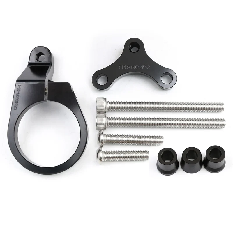 CBR650R Motorcycle Accessories CNC Aluminum Steering Damper Mounting Bracket For Honda CBR 650R 650 R 2019 2020 2021 2022 2023