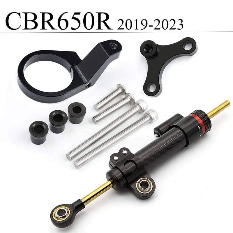 CBR650R Motorcycle Accessories CNC Aluminum Steering Damper Mounting Bracket For Honda CBR 650R 650 R 2019 2020 2021 2022 2023