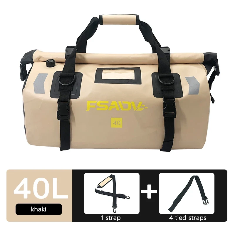 For BMW R1250GS For YAMAHA Suzuki Motorcycle Waterproof Tail Bag Travel Bag 40L 66L Motorbike Luggage Backpack Motorcycle Seat