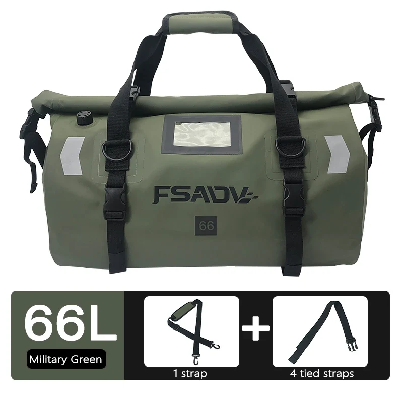For BMW R1250GS For YAMAHA Suzuki Motorcycle Waterproof Tail Bag Travel Bag 40L 66L Motorbike Luggage Backpack Motorcycle Seat