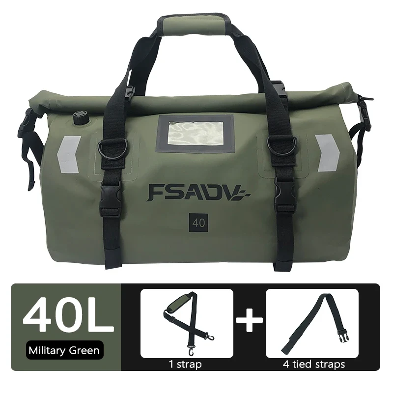 For BMW R1250GS For YAMAHA Suzuki Motorcycle Waterproof Tail Bag Travel Bag 40L 66L Motorbike Luggage Backpack Motorcycle Seat