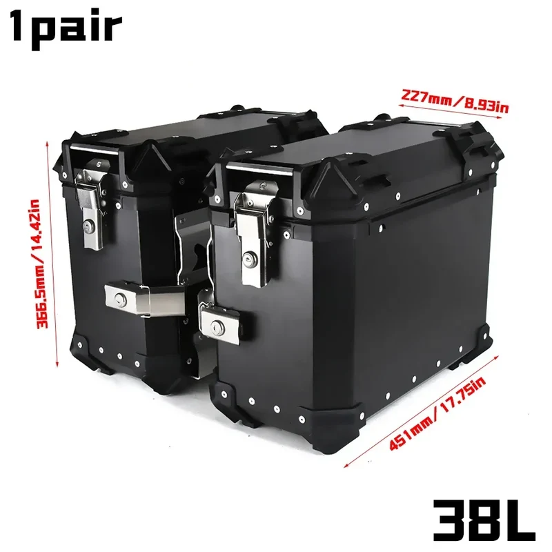 Motorcycle Side Panniers Rack Frame Top Box Case Saddlebag Bracket Pannier Stainless Steel Luggage Racks for HONDA CB500X