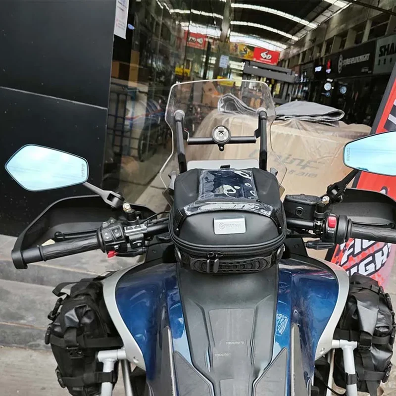 For SUZUKI V-Strom 650 1050 1000 DL650 DL1000 DL1050 XT DL650XT Fuel Tank Bag Navigation Packag Storage Bag with Lnstall Adapter