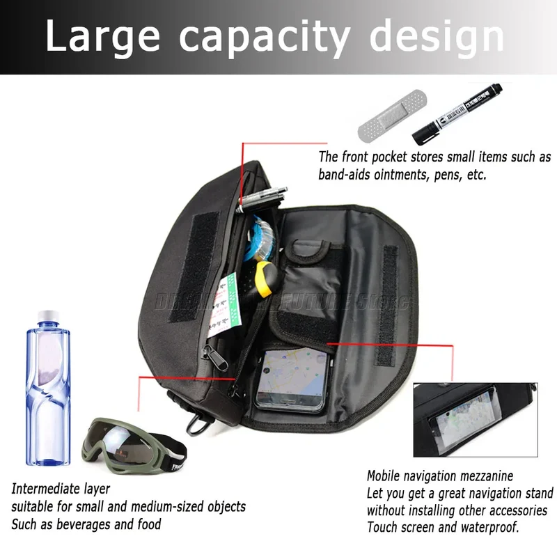 For HONDA CB750 CB 750 HORNET 2023 Motorcycle Waterproof And Dustproof Handlebar Storage Bag