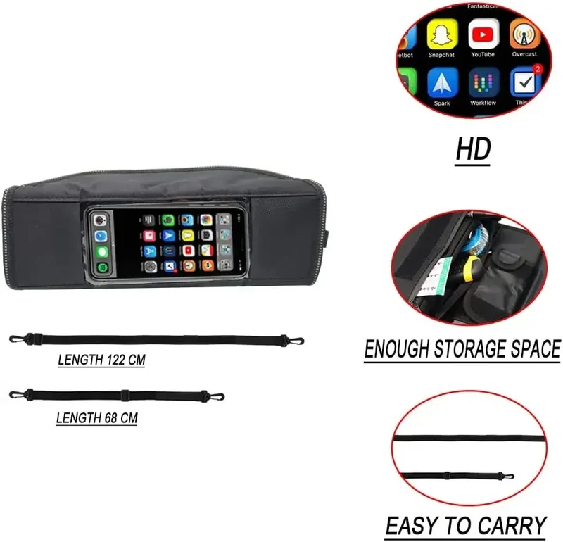 Motorcycle handle bag navigation bag waterproof mobile phone bag For X-ADV750 X-ADV150 X-ADV 125 150 350 750Handlebar storage
