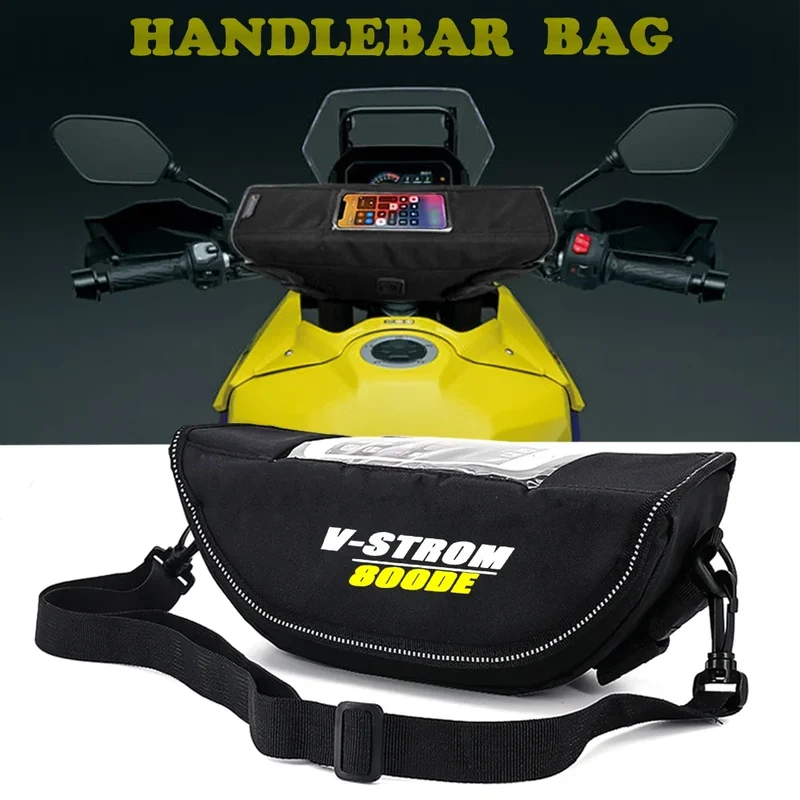 For Suzuki V-STORM 800DE v-strom 800de 2023 Motorcycle Accessories Waterproof Bag Storage Handlebar Bag Travel Tool Bag