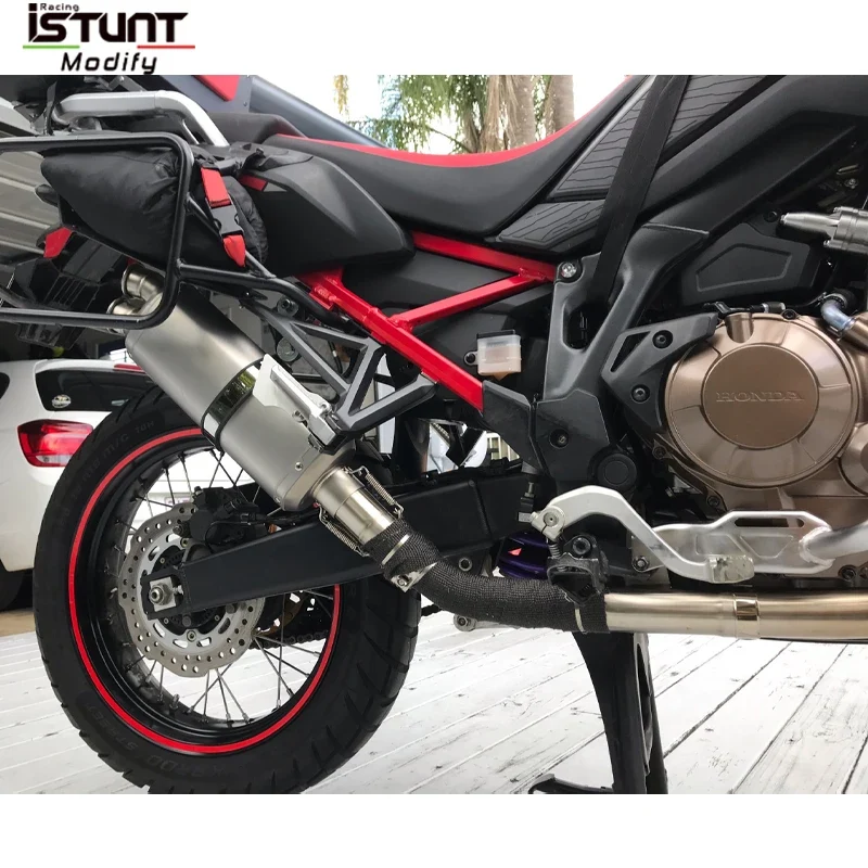 Full Motorcycle Exhaust System Espace Moto Slip On for Honda Crf1100 Crf1100L Africa Twin Exhausts 2020 2021 2022 Years