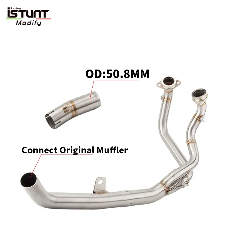 Full Motorcycle Exhaust System Espace Moto Slip On for Honda Crf1100 Crf1100L Africa Twin Exhausts 2020 2021 2022 Years