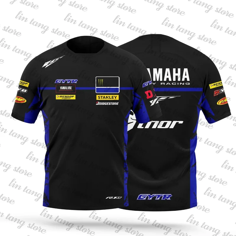 2024 New Motochress Race GYTR r1m Uniform Work Leisure Outdoor Sports Racing Enthusiast Men's Summer Quick Drying T-shirt
