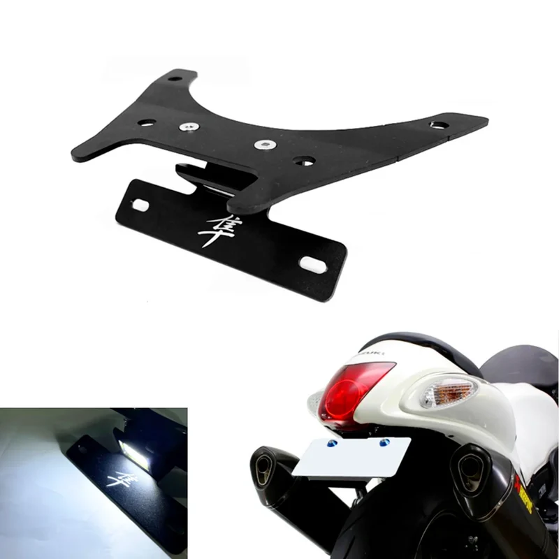 For SUZUKI Hayabusa GSX1300R 2008-2020 Motorcycle LED Fender Eliminator License Plate Holder Turn Signal Adapters