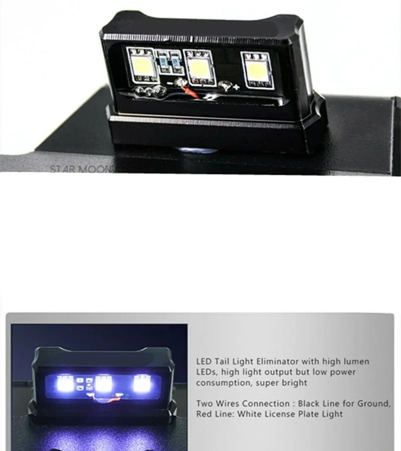 For SUZUKI Hayabusa GSX1300R 2008-2020 Motorcycle LED Fender Eliminator License Plate Holder Turn Signal Adapters