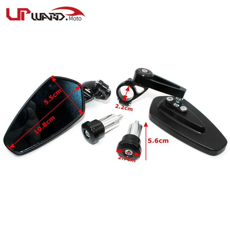 For kawasaki Z900 Z 900 2017-2019 2020 2021 2022 Motorcycle 22mm 7/8"Handle Bar Grips End Rearview Side Mirrors