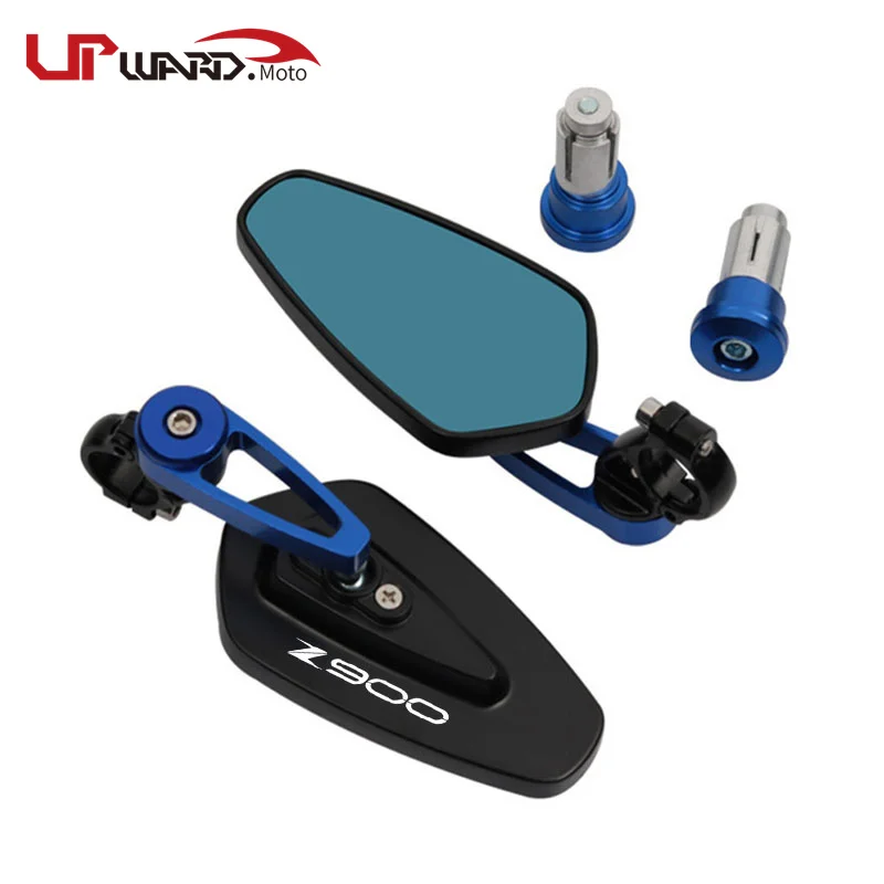 For kawasaki Z900 Z 900 2017-2019 2020 2021 2022 Motorcycle 22mm 7/8"Handle Bar Grips End Rearview Side Mirrors